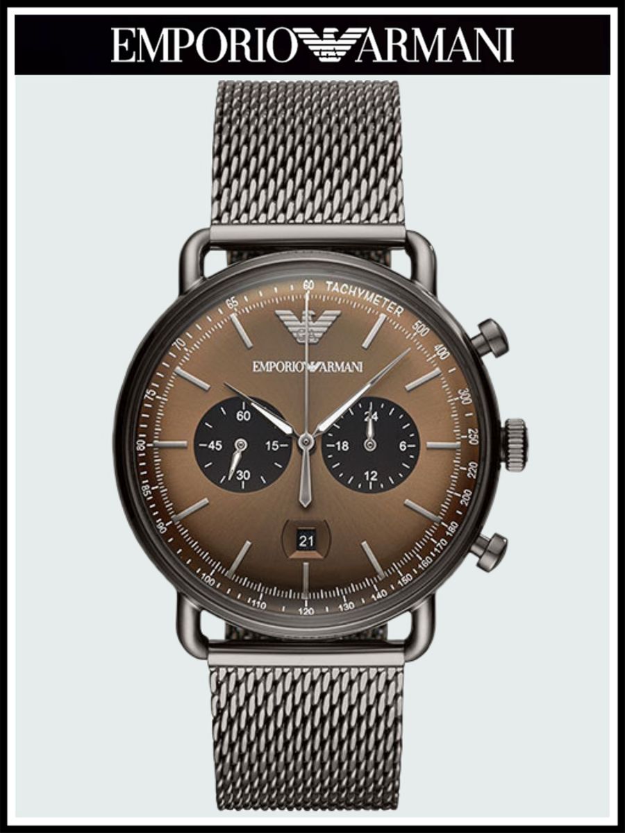 

Наручные часы мужские Emporio Armani A11141R коричневые, A11141R