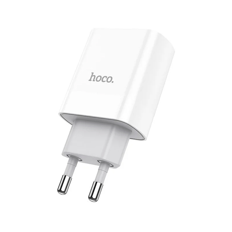 фото Сетевое зарядное устройство hoco c80a rapido usb+type-c pd20w+qc3.0, white (40519)