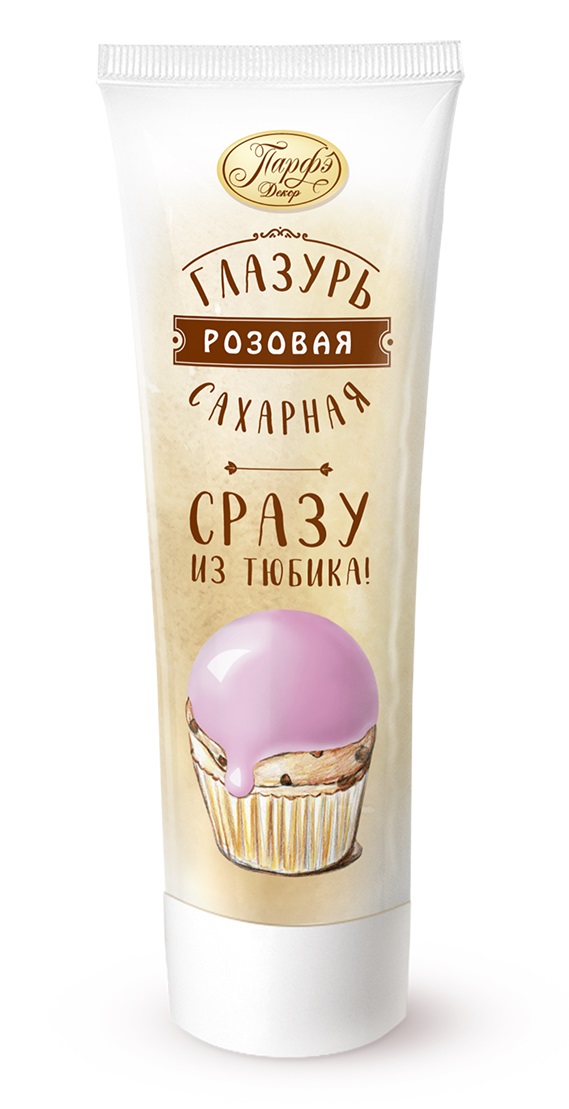 

Глазурь Парфэ сахарная розовая 120 г