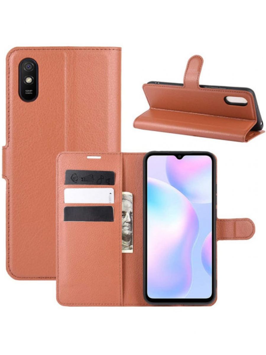 

Brodef Wallet Чехол книжка кошелек для Xiaomi Redmi 9A красный