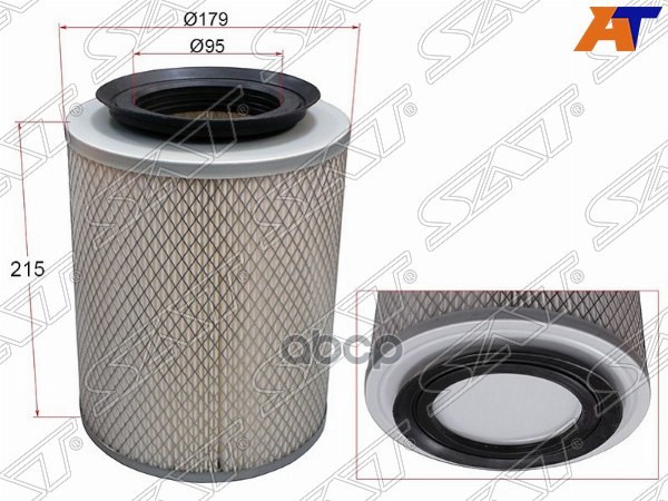 

Фильтр Воздушный Mitsubishi Fuso Canter Fe5 /Fe6 94-03 /4m40/4d33/4g63/4d35 94- Sat арт.
