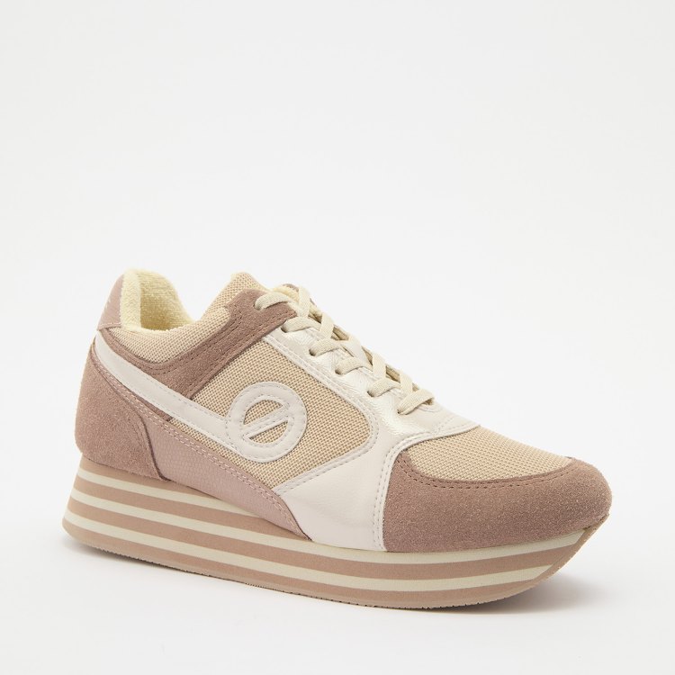 

Кроссовки женские No Name PARKO JOGGER бежевые 38 EU, Бежевый, PARKO JOGGER