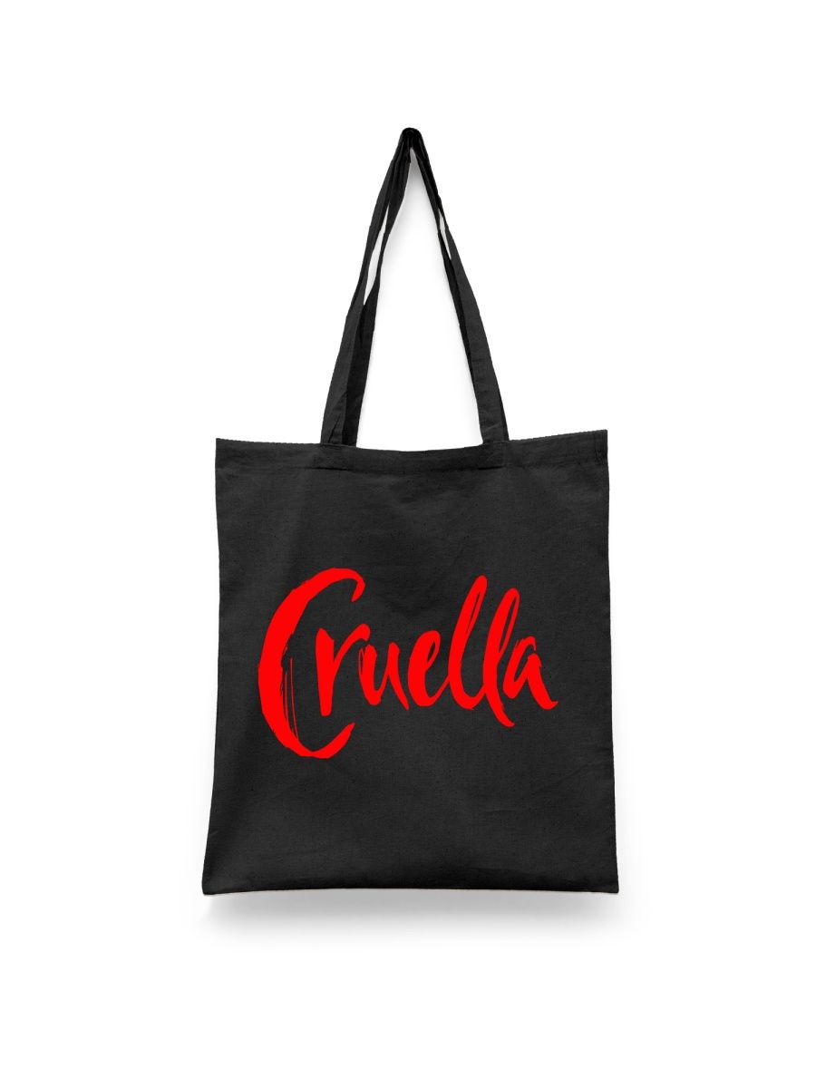 

Шоппер унисекс Каждому Своё Круэлла/Cruella/101 долматинец FMCR5, черный, Круэлла/Cruella/101 долматинец FMCR5