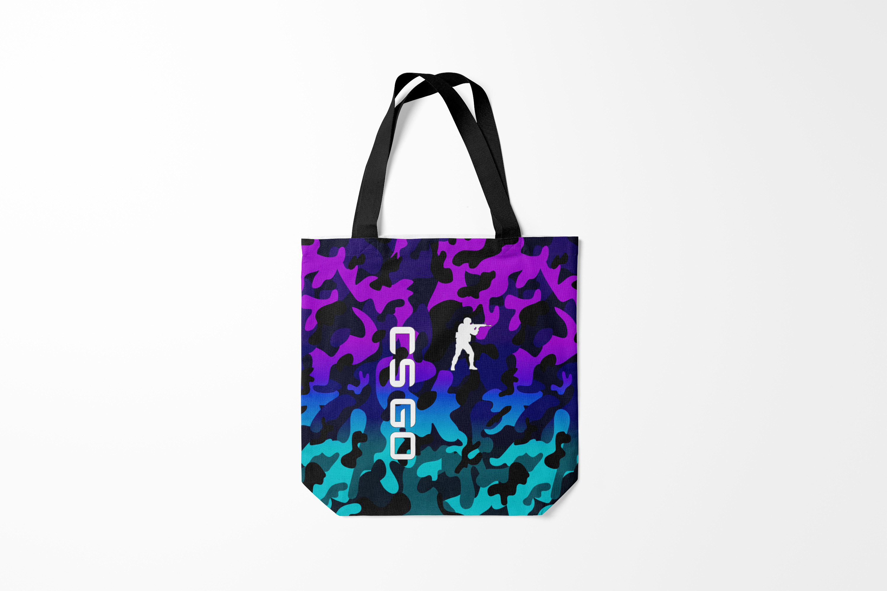 

Сумка шoппер унисекс Burnettie Counter Strike CS GO, черный, Counter Strike CS GO