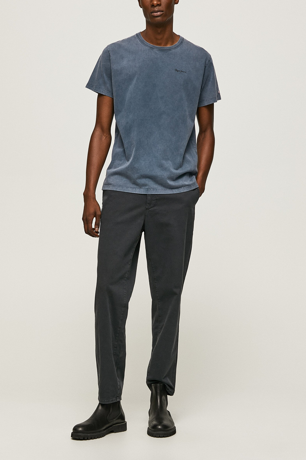 

Футболка мужская Pepe Jeans PM508664 синяя XL, Синий, PM508664