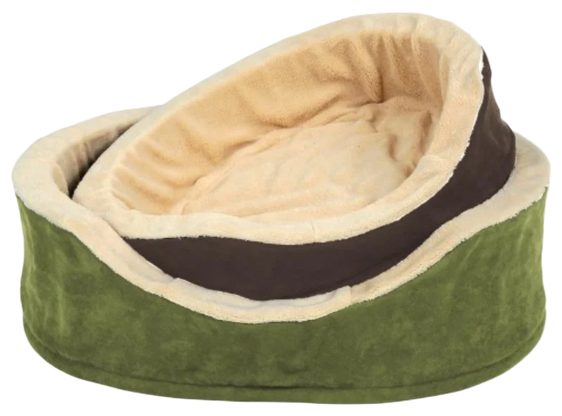 фото Лежак petmate ap pet lounger plush/suede с бортиками для собак 45 х35 х13 см