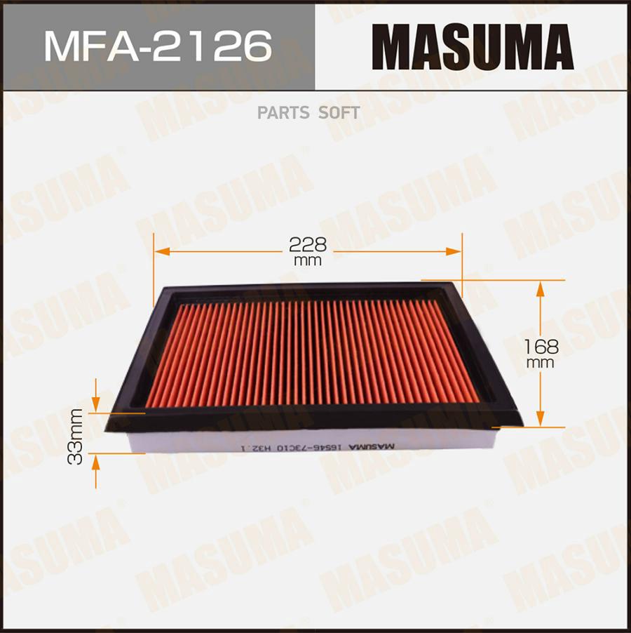 MFA-2126_фильтр воздушный Nissan Almera/Primera 1.4i 93>