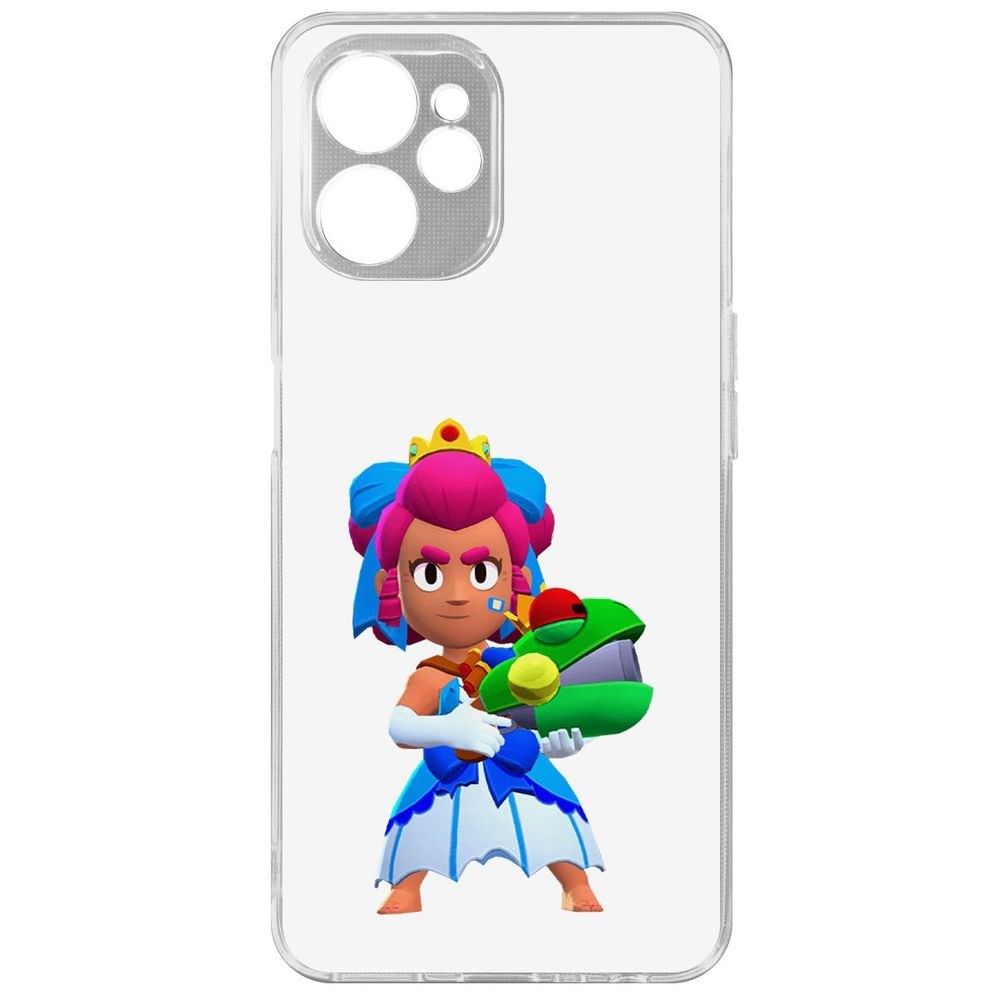 

Чехол Brawl Stars-Принцесса Шелли для Realme 10 5G, Прозрачный