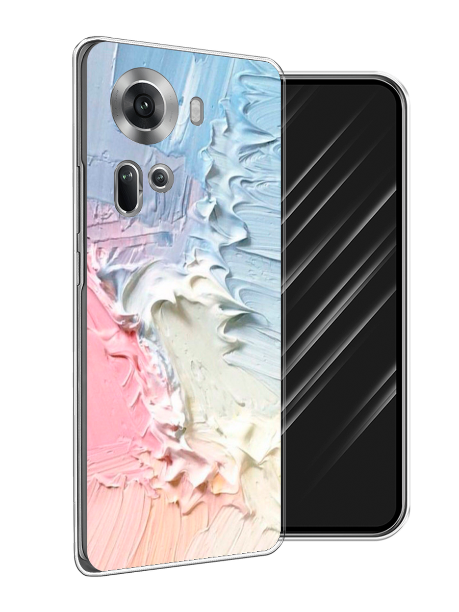 

Чехол Awog на Oppo Reno 11 (Global) "Фруктовое мороженное", Голубой;розовый;желтый, 2515850-1