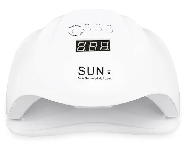 

Лампа для сушки ногтей SUN MAX X UV LED 54W, Белый