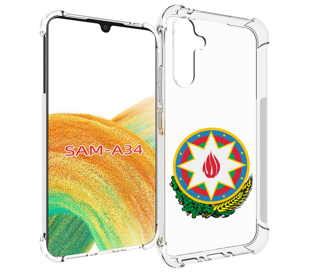 

Чехол MyPads герб-азербайджан-2 для Samsung Galaxy A34, Tocco