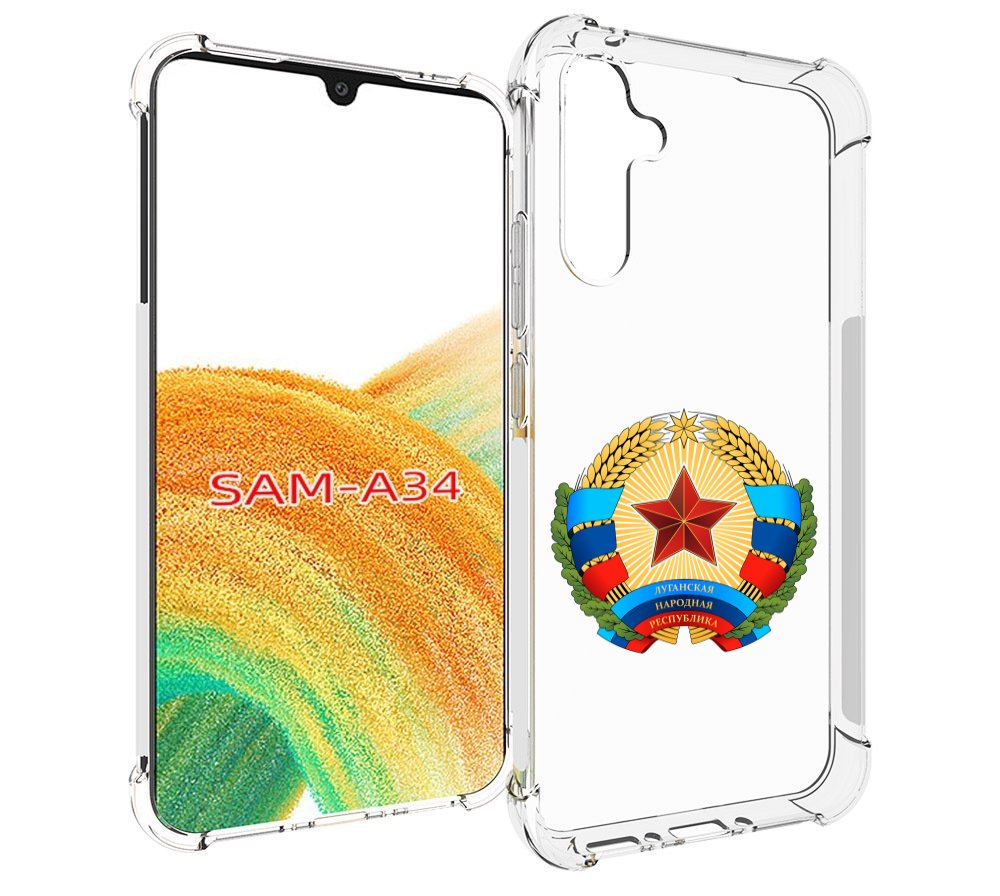 

Чехол MyPads герб-ЛНР для Samsung Galaxy A34, Tocco