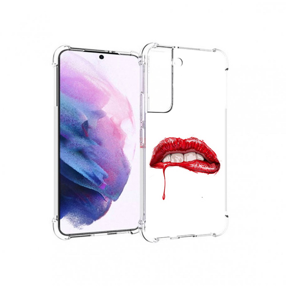 Чехол MyPads Tocco для Samsung Galaxy S22 яркие красные губы (PT194926.508.706)