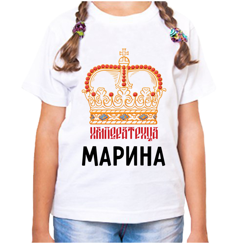 

Футболка девочке белая 38 р-р императрица марина, Белый, fdd_imperatrica_marina