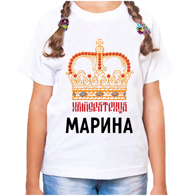 

Футболка девочке белая 34 р-р императрица марина, Белый, fdd_imperatrica_marina