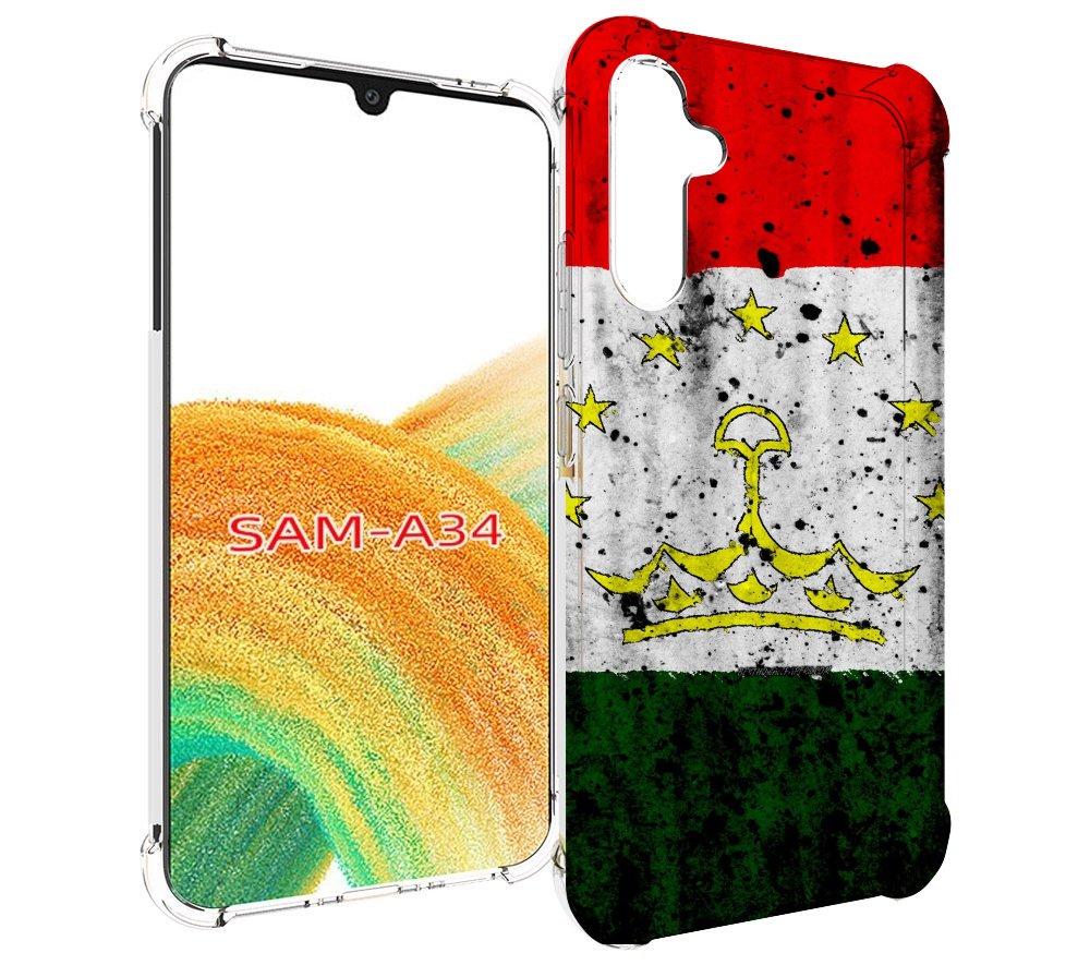 

Чехол MyPads герб флаг таджикистан для Samsung Galaxy A34, Tocco