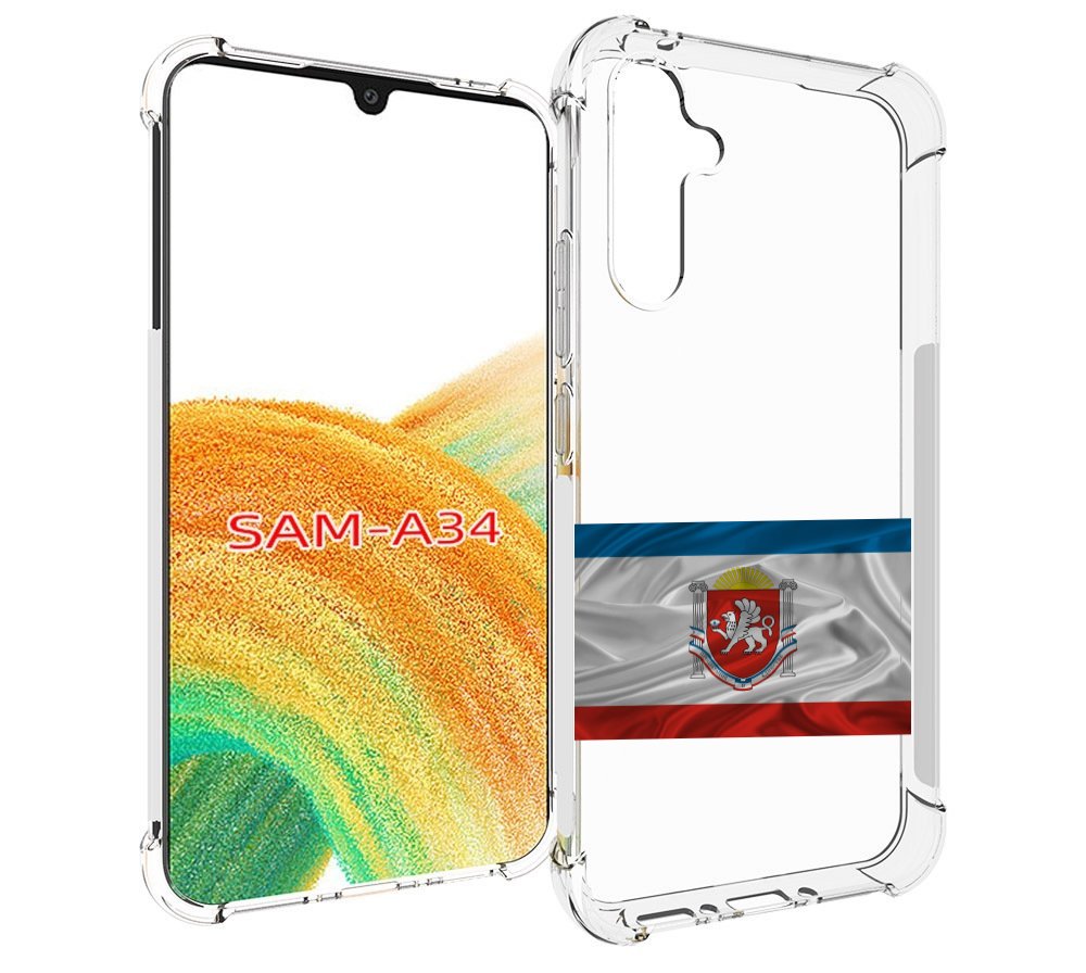 

Чехол MyPads герб флаг крыма-1 для Samsung Galaxy A34, Tocco