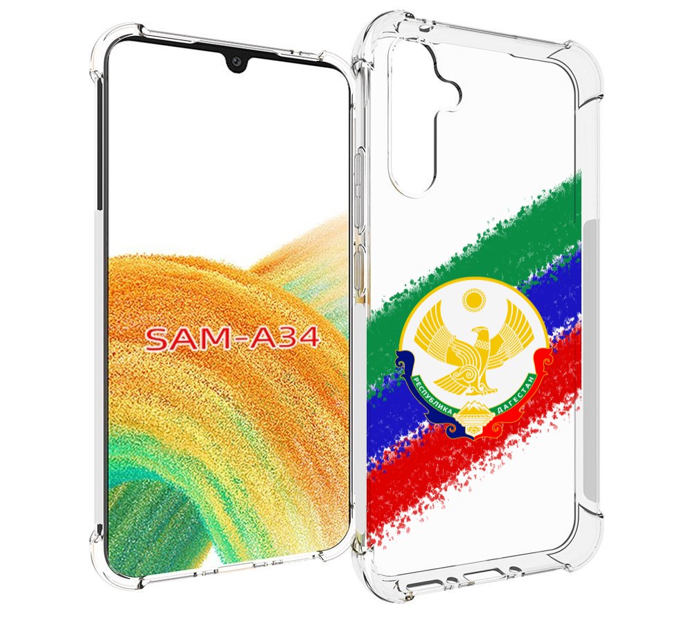 

Чехол MyPads герб флаг Дагестана для Samsung Galaxy A34, Tocco