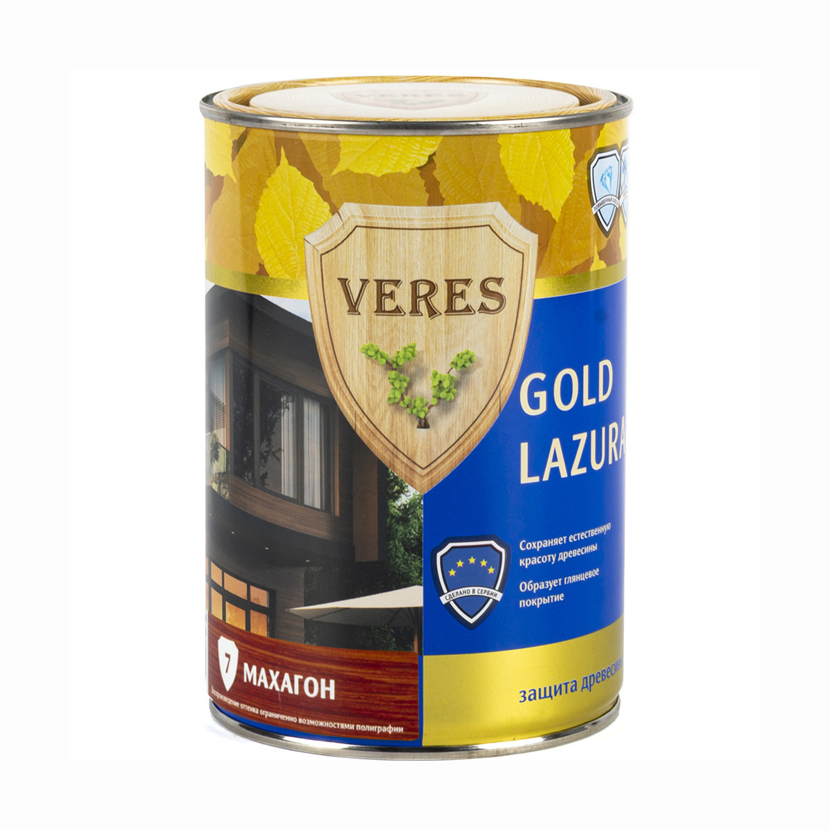 Верес gold № 7 махагон  0,9 л  VERES