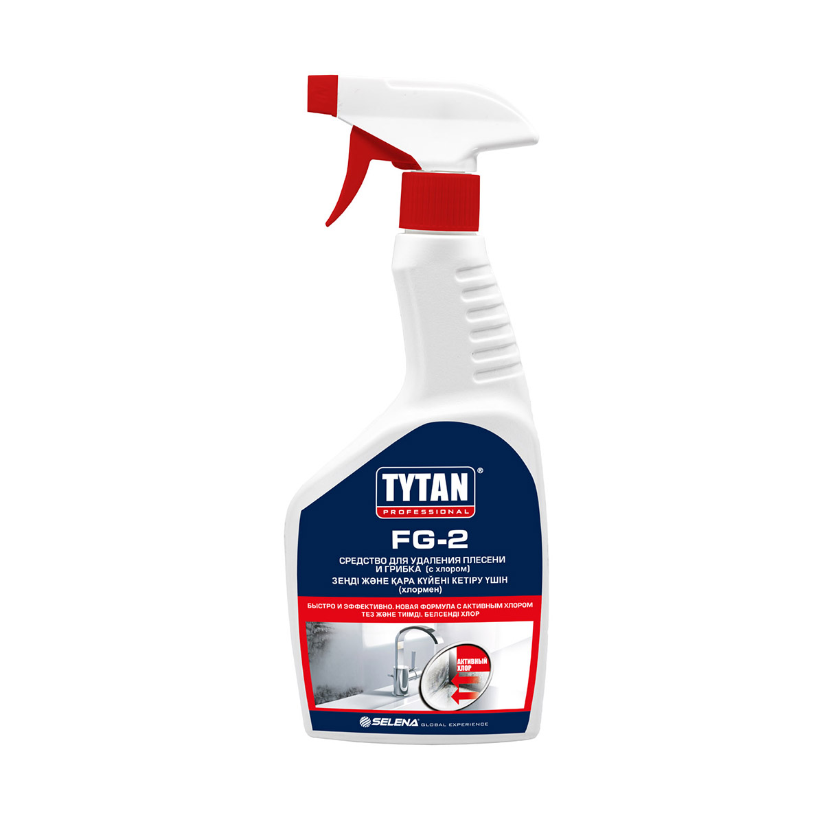 Антисептик-спрей против грибка и плесени (с хлором)  fg-2  500 мл  TYTAN professional