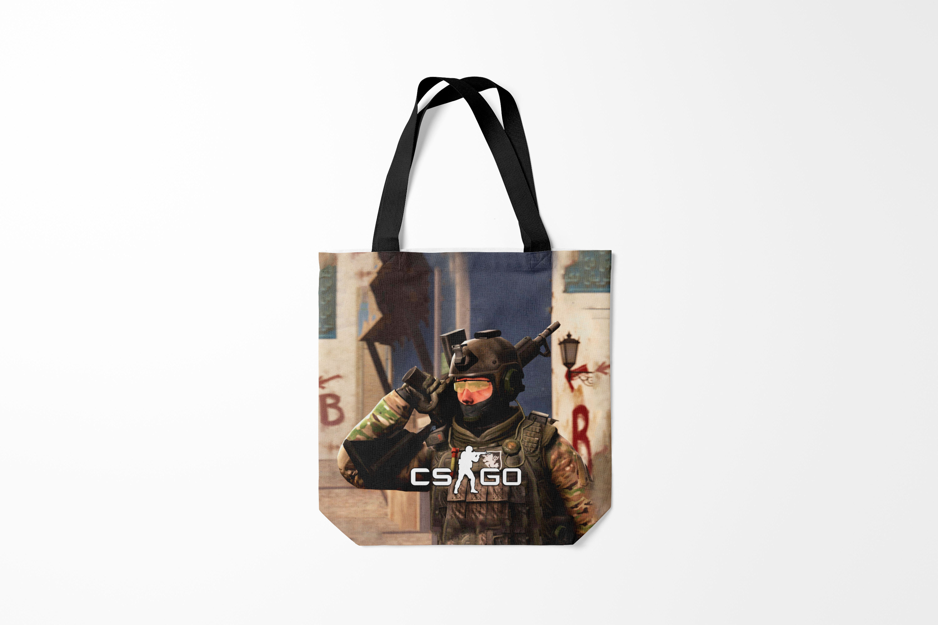 

Сумка шoппер унисекс Burnettie Counter Strike CS GO, коричневый, Counter Strike CS GO