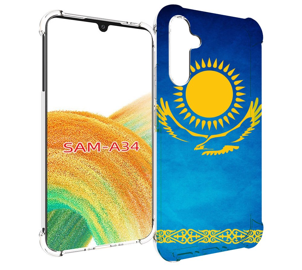 

Чехол MyPads герб и флаг казахстана для Samsung Galaxy A34, Tocco