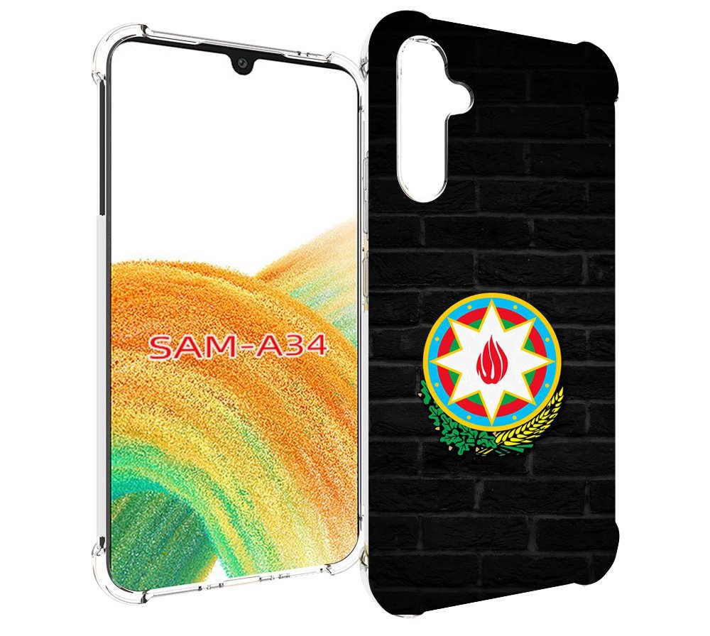 

Чехол MyPads герб азербайджана для Samsung Galaxy A34, Tocco