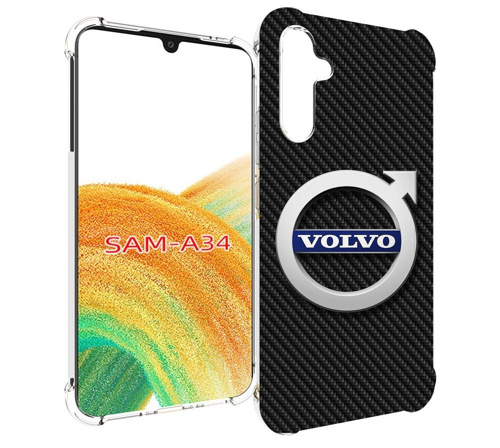 

Чехол MyPads вольво volvo 3 для Samsung Galaxy A34, Tocco