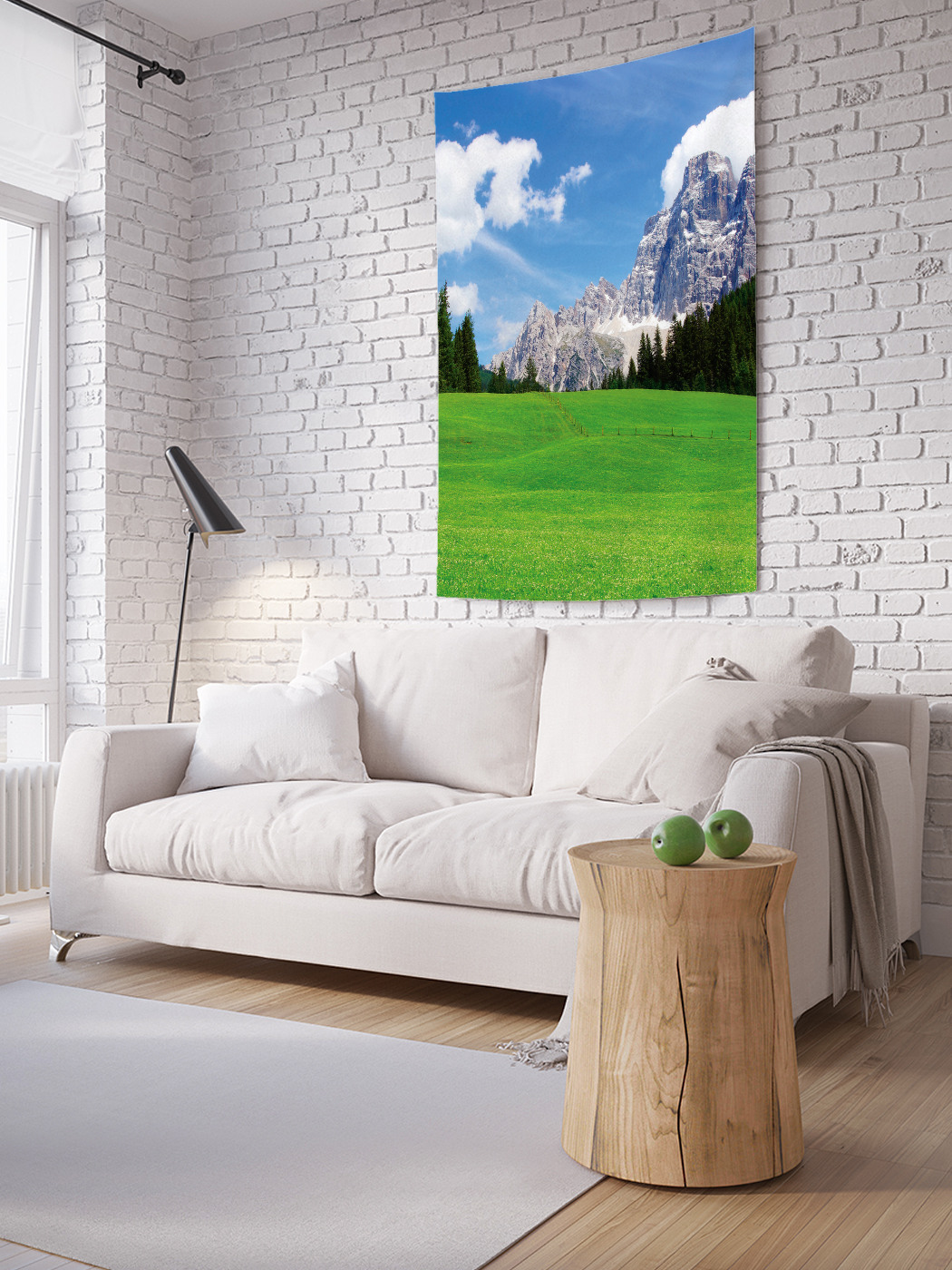 

Вертикальное фотопанно на стену JoyArty Горы близко 100x150 см, Горы близко