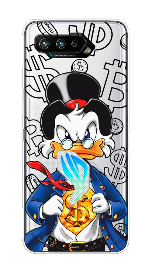 

Чехол на Asus ROG Phone 5/5s "Scrooge Goldman", Черный;белый;синий, 44250-1