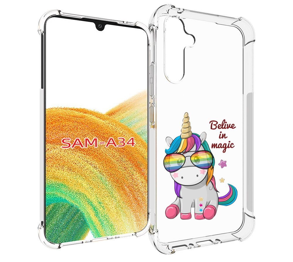 

Чехол MyPads верю-в-магию детский для Samsung Galaxy A34, Tocco