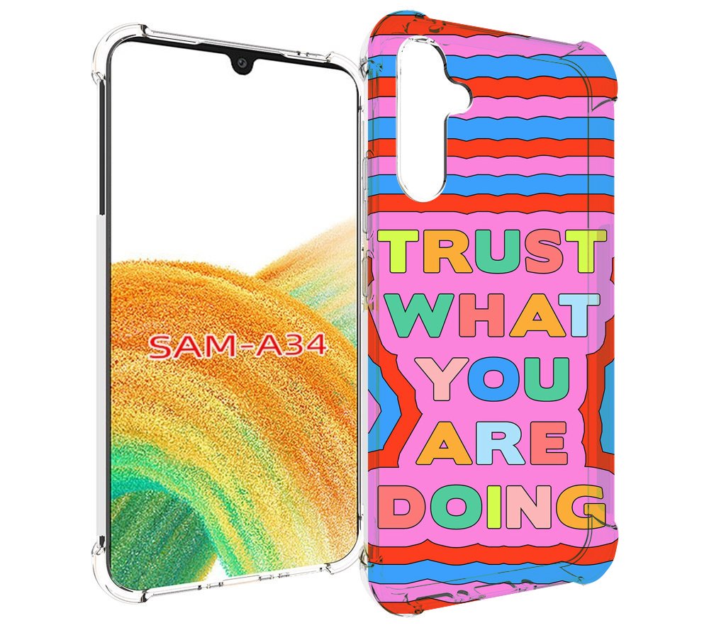 

Чехол MyPads верь-в-то-что-ты-делаешь для Samsung Galaxy A34, Tocco
