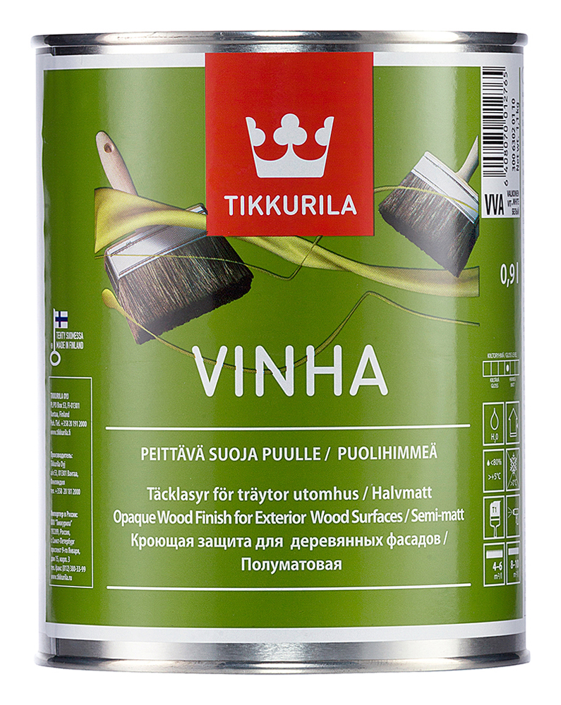 

Винха база с 0,9 л антисептик фасадный TIKKURILA, Прозрачный