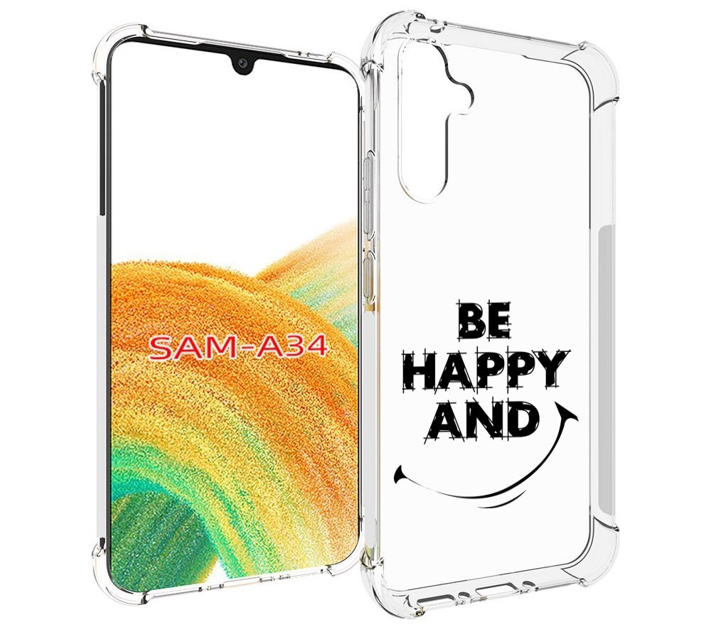 

Чехол MyPads будь-счастливым для Samsung Galaxy A34, Tocco