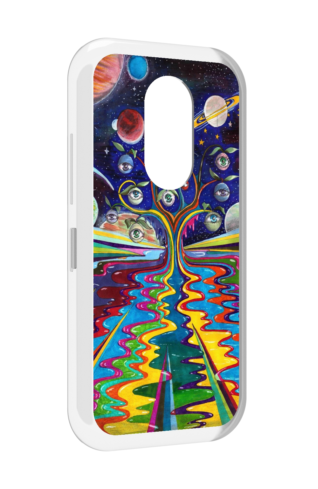 

Чехол MyPads дерево с глазами акварель для Doogee S61 / S61 Pro, Прозрачный, Tocco