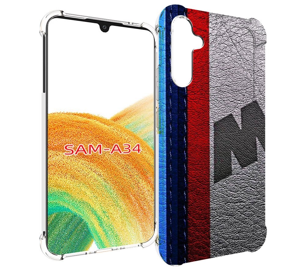 

Чехол MyPads бмв М мужской для Samsung Galaxy A34, Tocco
