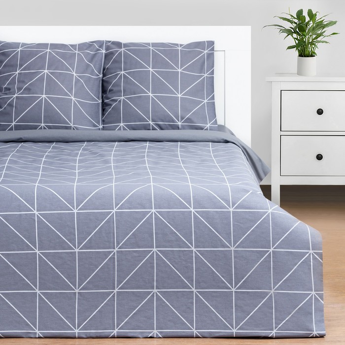 

Постельное бельё Этель дуэт Night haze 143х215 см - 2 шт, 220х240 см, 70х70 см -2 шт, Night haze