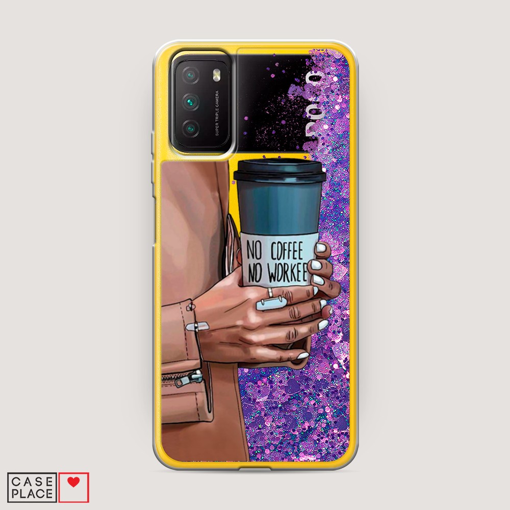 

Чехол Awog на Poco M3 "No coffee", Разноцветный, 39592-1
