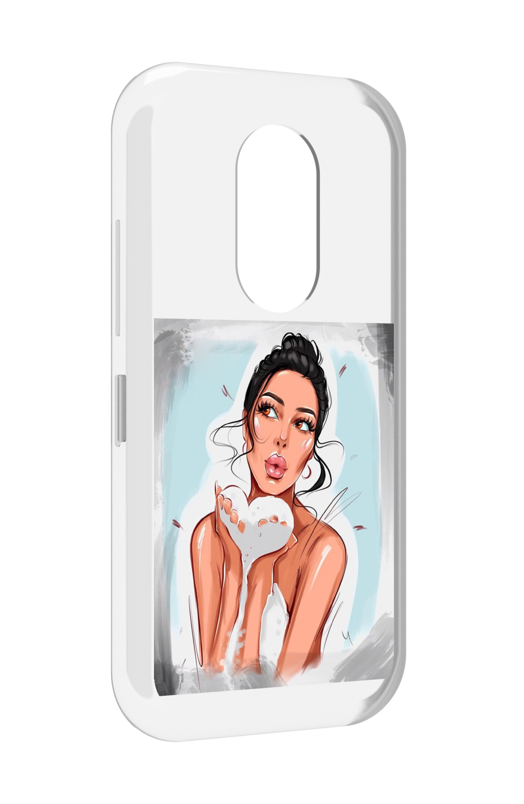 

Чехол MyPads девушка-с-пеной женский для Doogee S61 / S61 Pro, Прозрачный, Tocco
