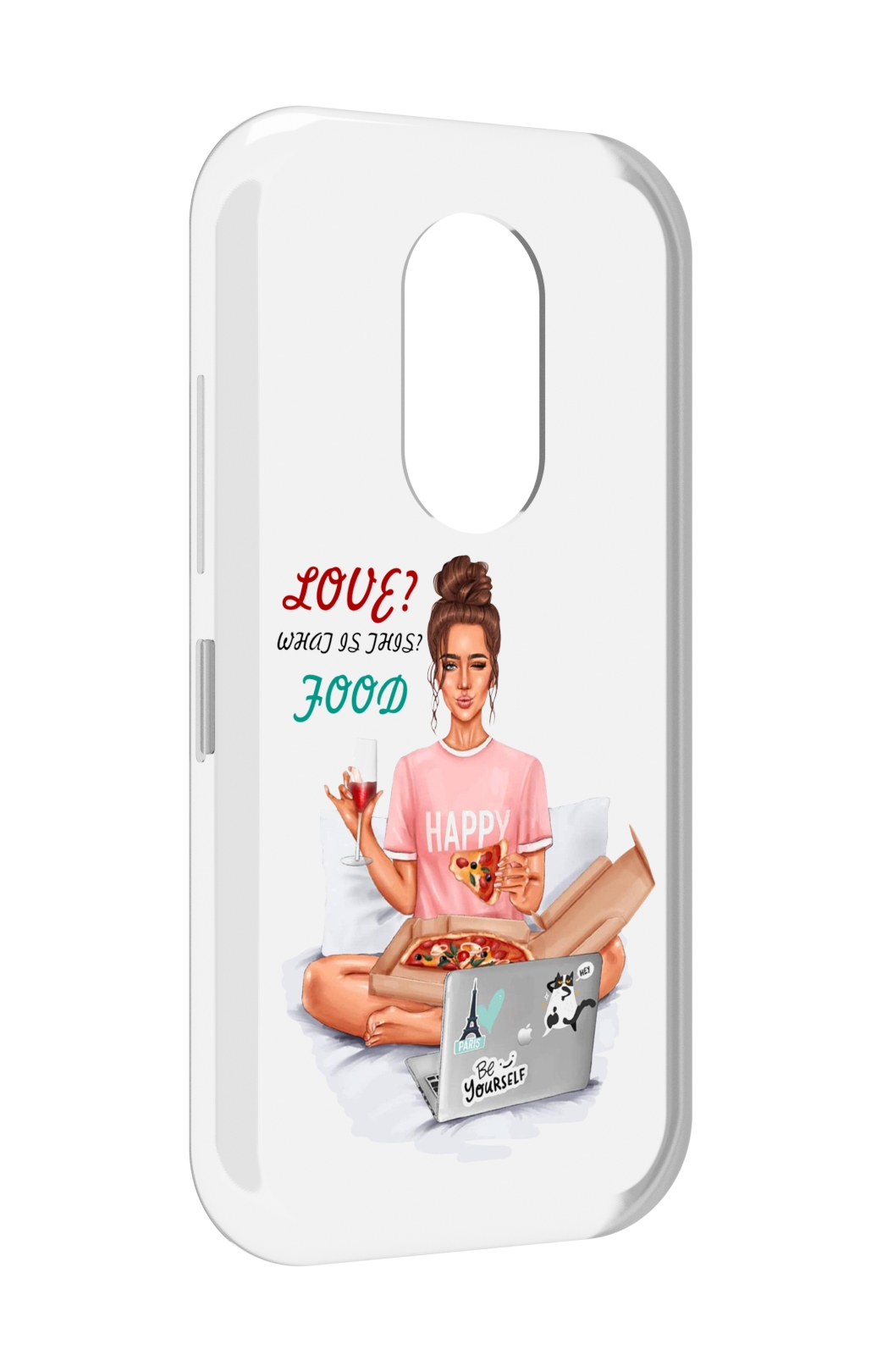 

Чехол MyPads девушка-с-ноутбуком женский для Doogee S61 / S61 Pro, Прозрачный, Tocco