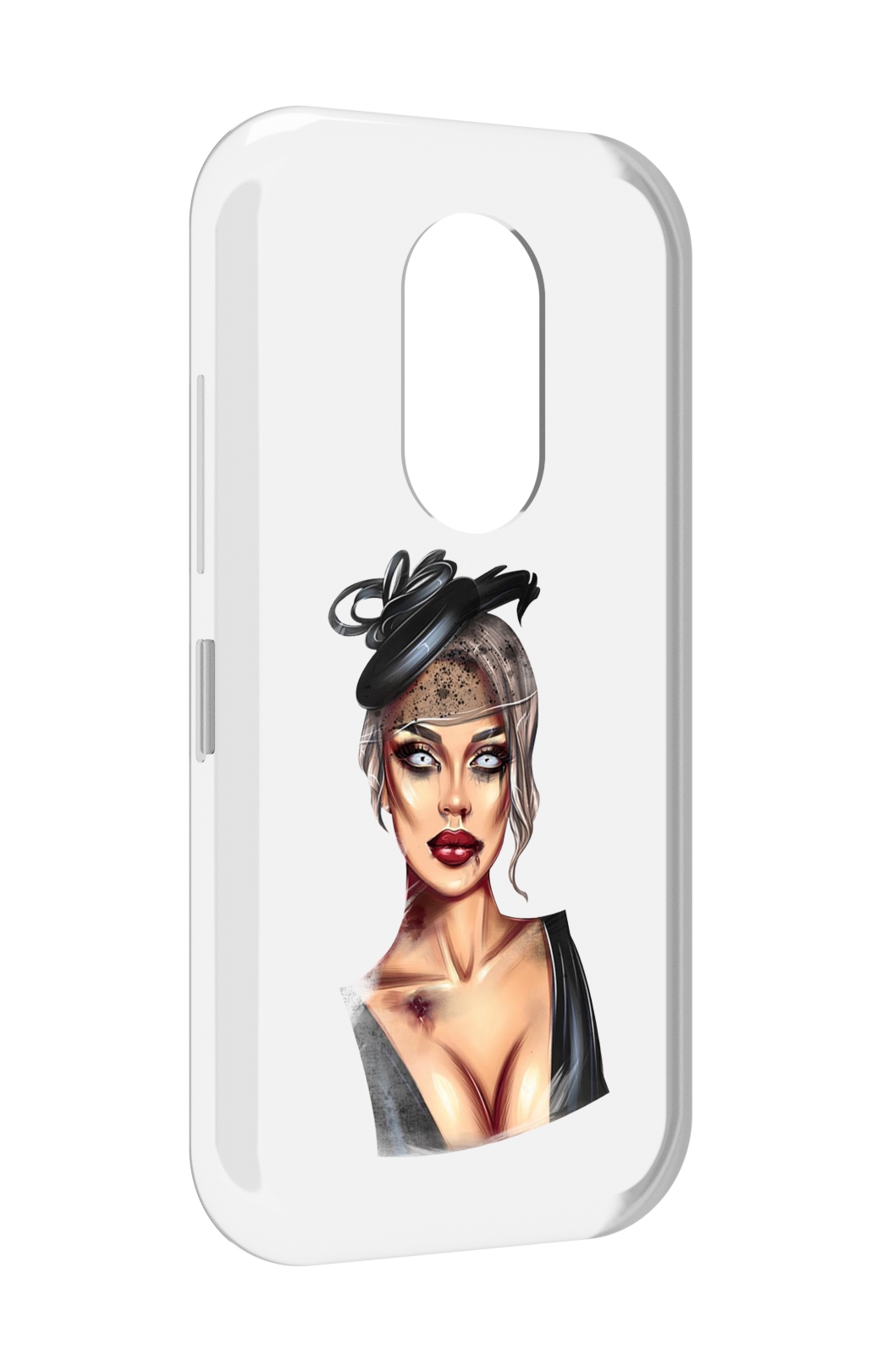 

Чехол MyPads девушка-с-линзами для Doogee S61 / S61 Pro, Прозрачный, Tocco