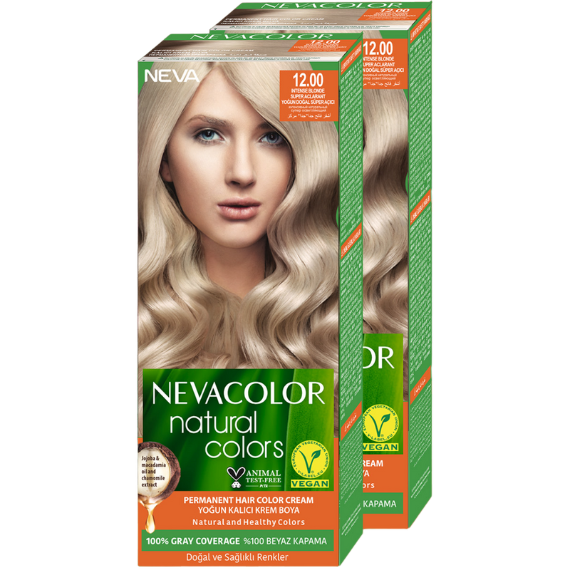 Краска для волос Neva Natural Colors 12.00 Интенсив натуральный супер осветляющий 2шт краска для волос neva natural colors 12 00 интенсив натуральный супер осветляющий 2шт