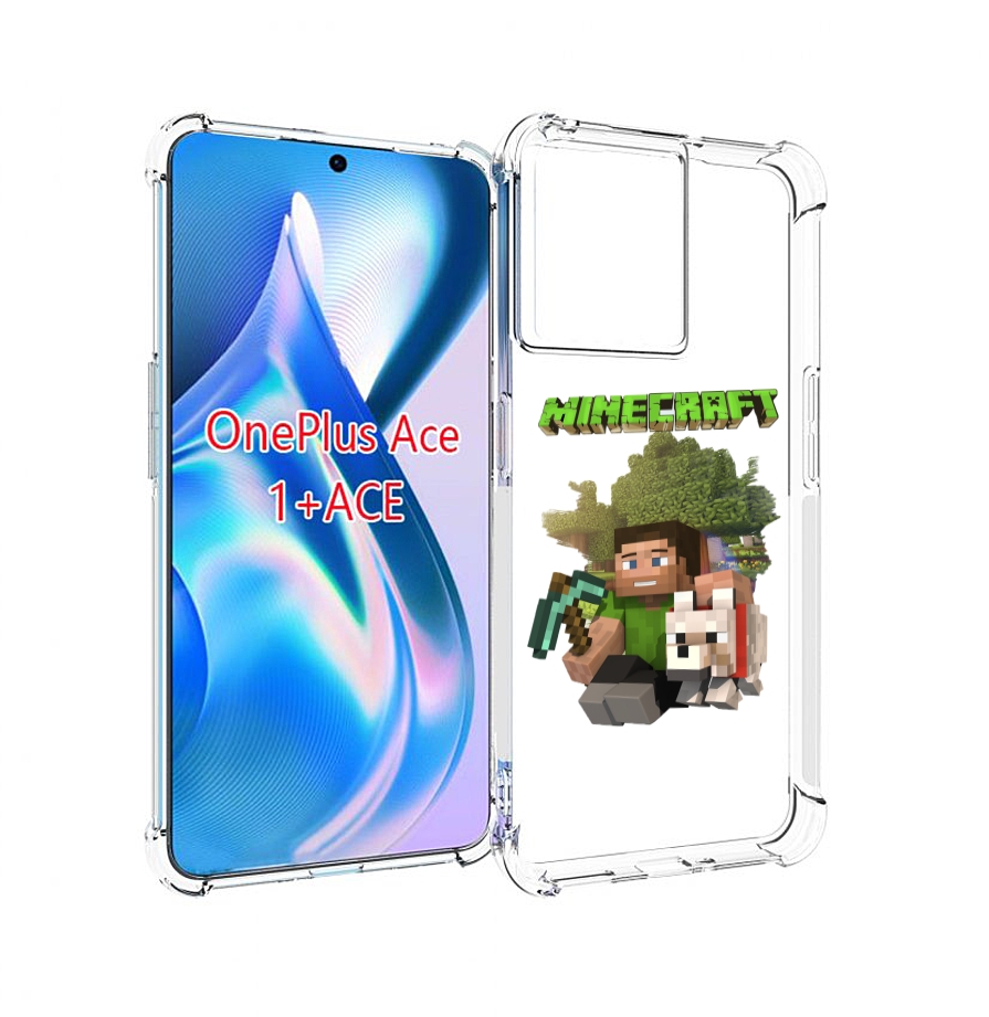 

Чехол MyPads Майнкрафт детский для OnePlus Ace, Прозрачный, Tocco