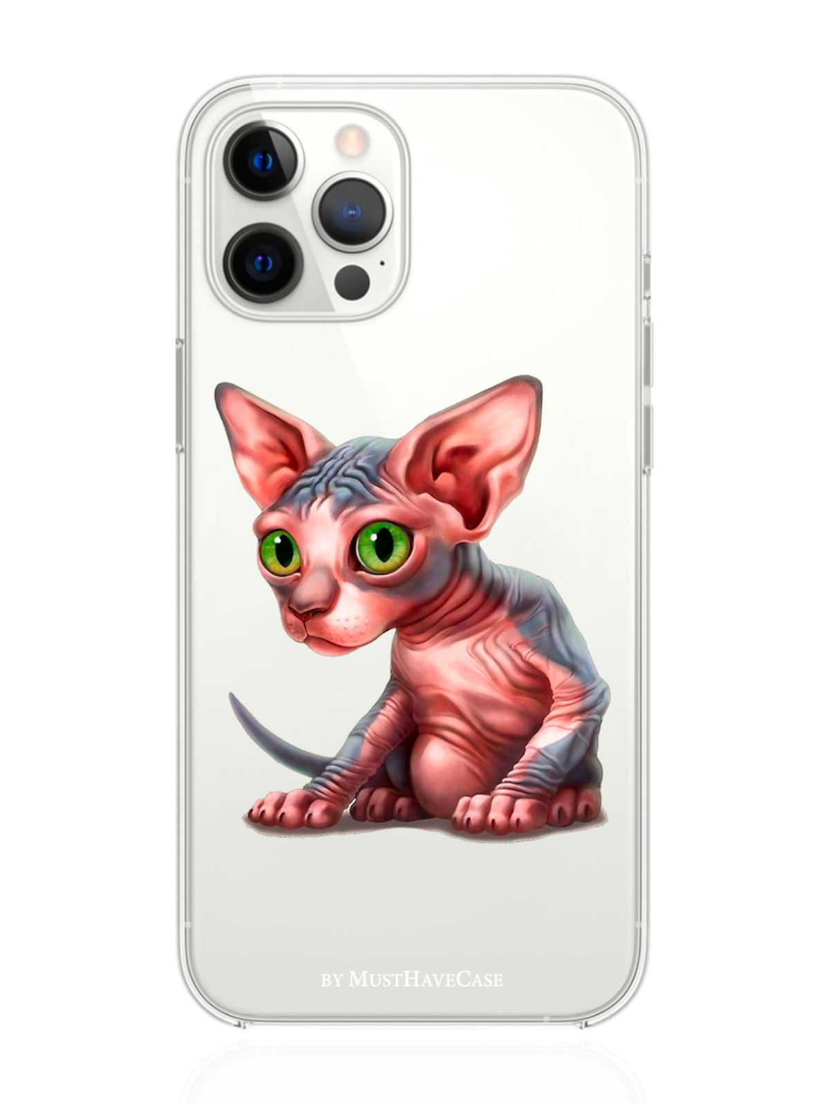 

Чехол MustHaveCase для iPhone 12 Pro Max Сфинкс прозрачный, iPhone 12 Pro Max Сфинкс