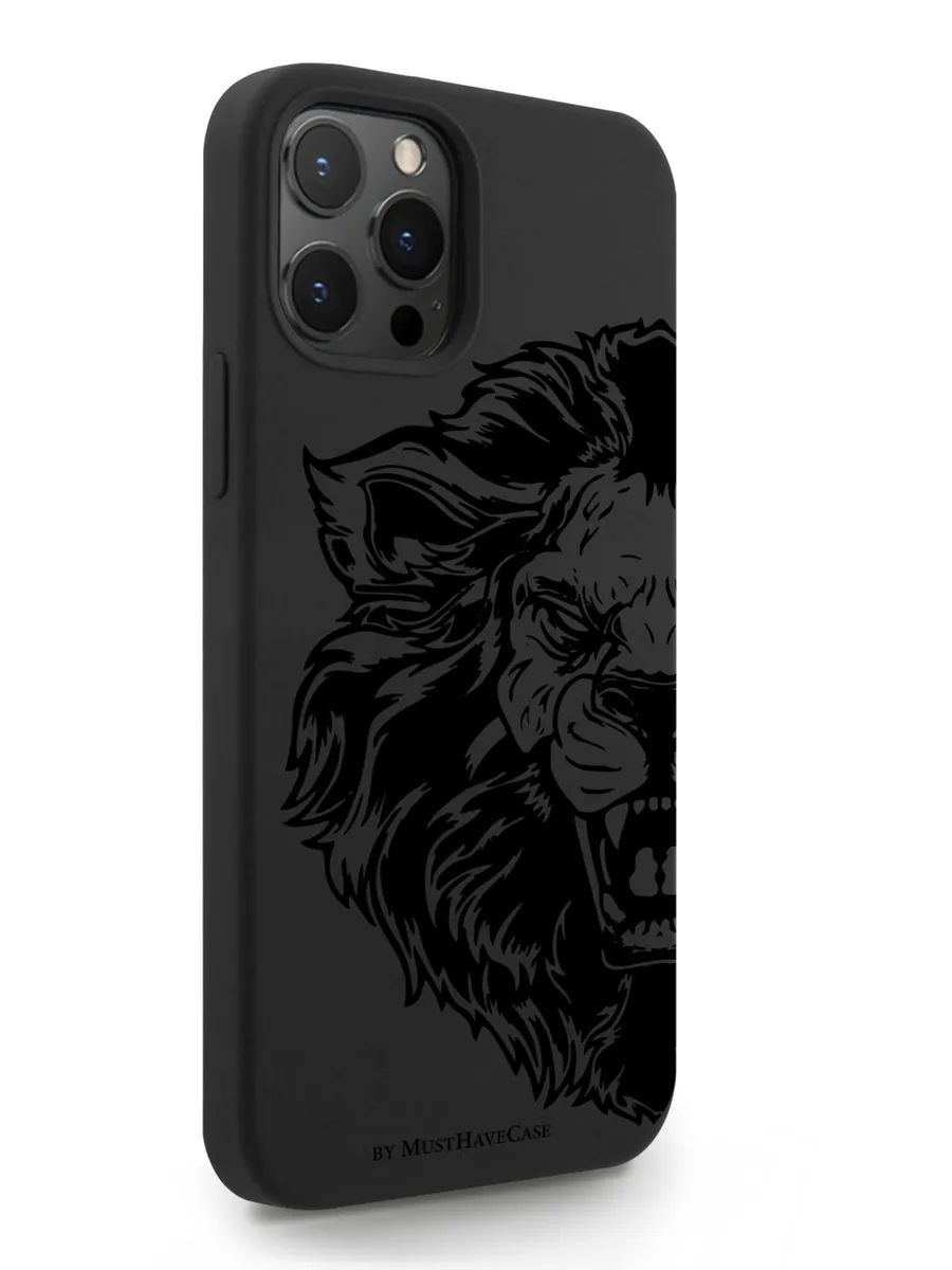 

Чехол MustHaveCase для iPhone 12 Pro Max Король Лев черный, iPhone 12 Pro Max Король Лев