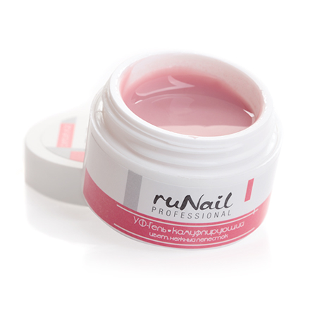 

УФ-гель RuNail камуфлирующий Rose Petal 15 г