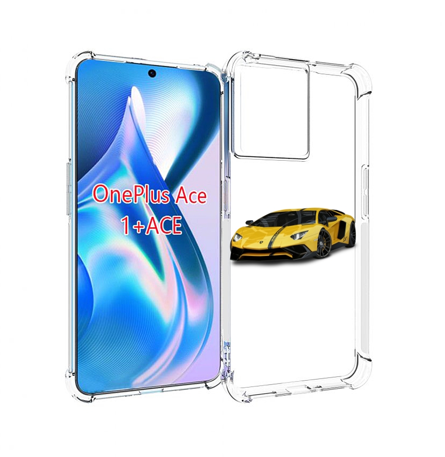 

Чехол MyPads Ламбо мужской для OnePlus Ace, Прозрачный, Tocco