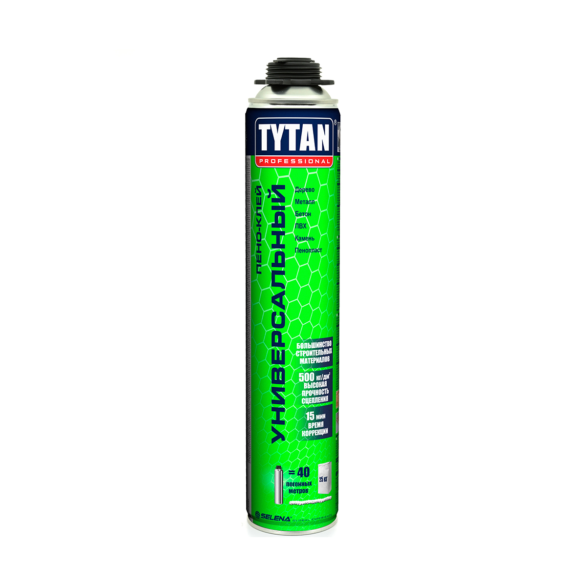 Пено-клей универсальный Профи 750 мл TYTAN professional бытовой полиуретановый пено клей для теплоизоляции polynor