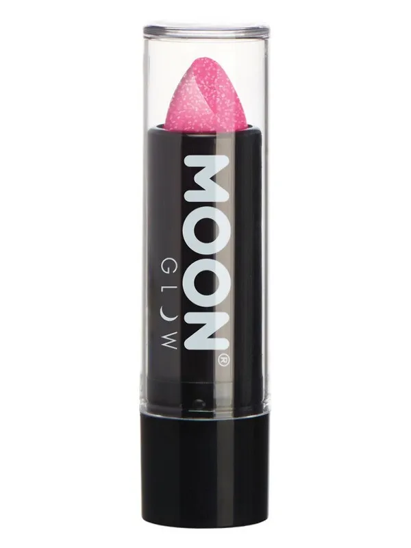 фото Губная помада moon glow - neon uv glitter lipstick, pink