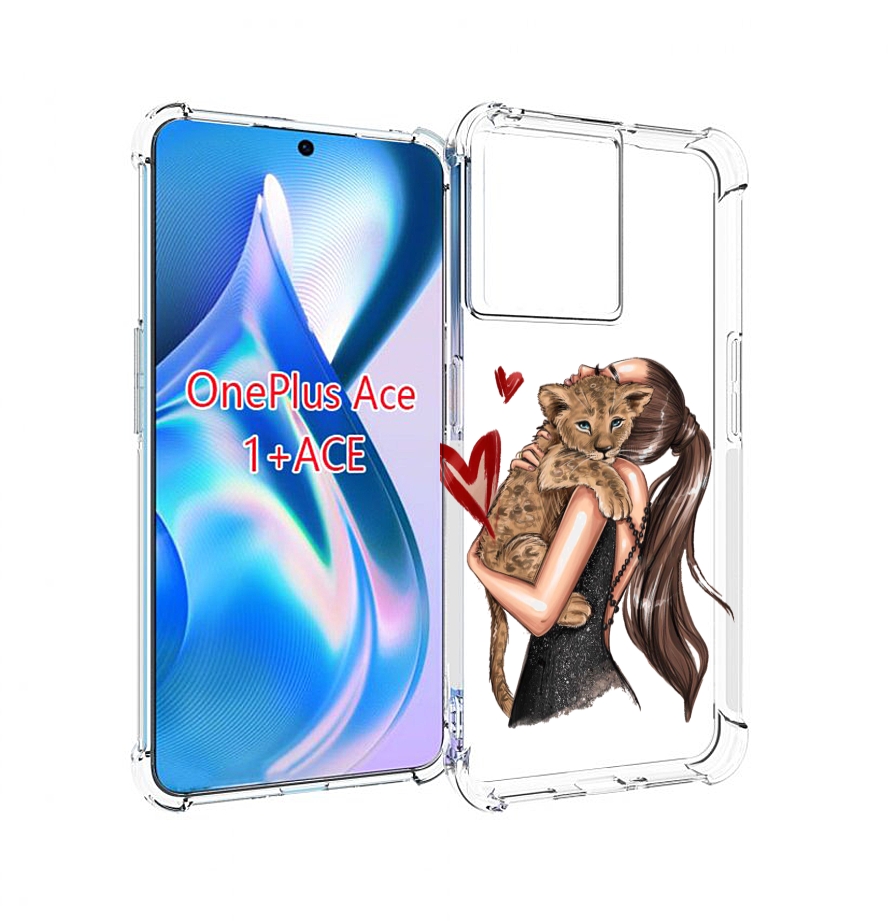 

Чехол MyPads Кошачья-любовь для OnePlus Ace, Прозрачный, Tocco